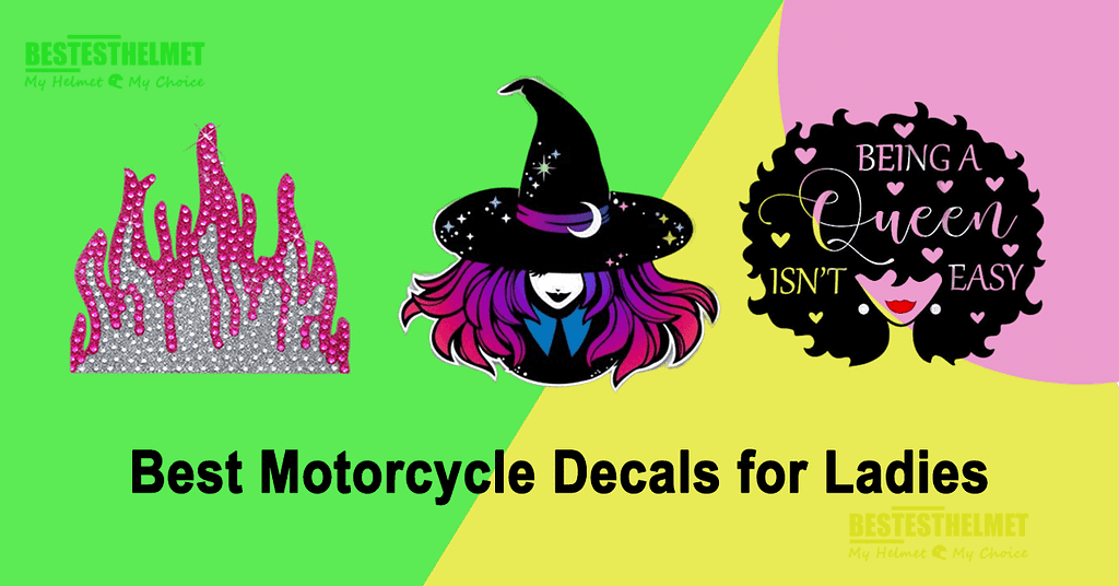 decals for ladies depicting pink fames, a witch and vector of a lady