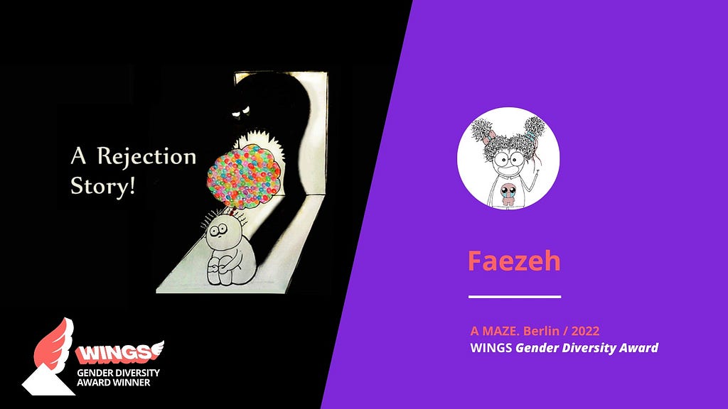 A rejection story video game by Faezeh