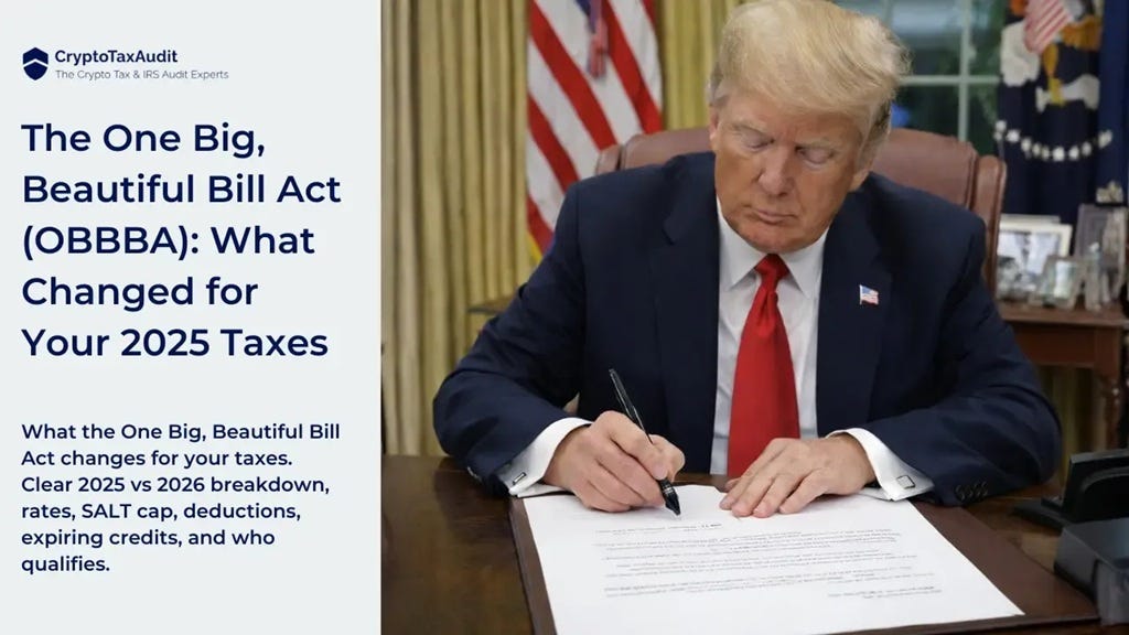 The One Big, Beautiful Bill Act (OBBBA): What Changed for Your 2025 Taxes
