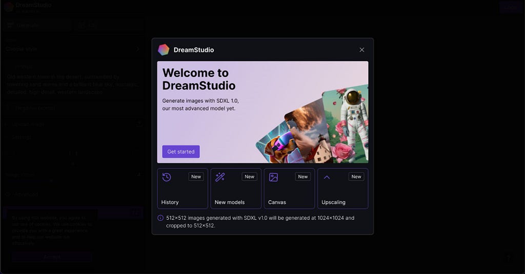 DreamStudio (Stable Diffusion): For high customization
