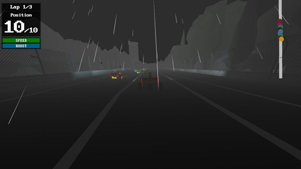 Pretend Monza in the dark