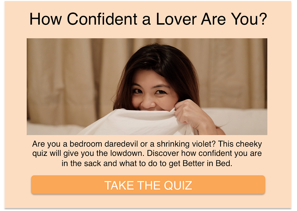 Confident Lover Quiz Image