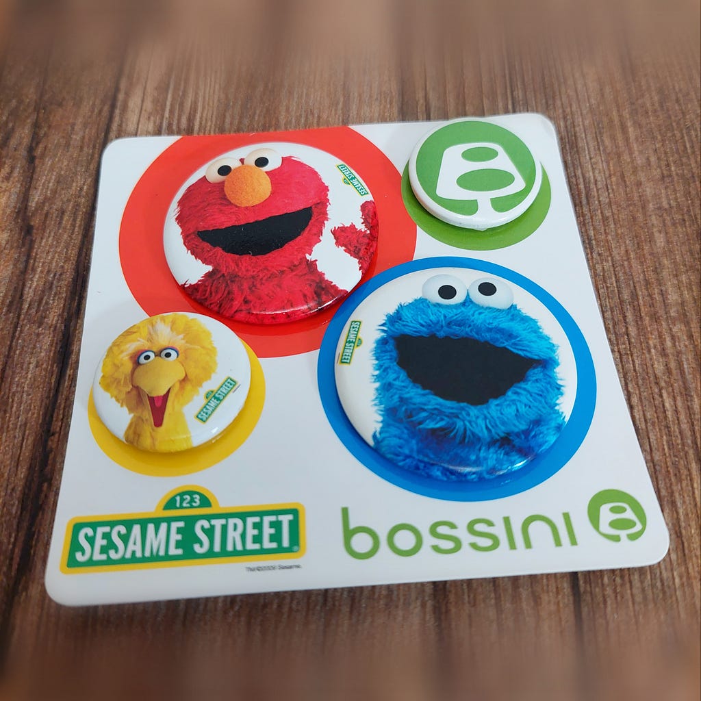 Bossini x Sesame Street badges