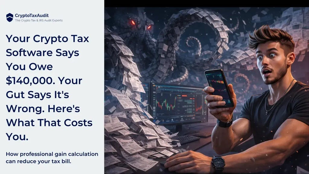 Your Crypto Tax Software Says You Owe $140,000.