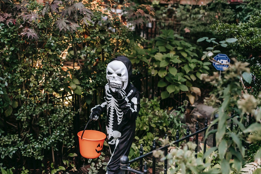 Where’d Dad put the wheelbarrow? I need to dump in this last load of candy. Source: Pexels — Charles Parker.
