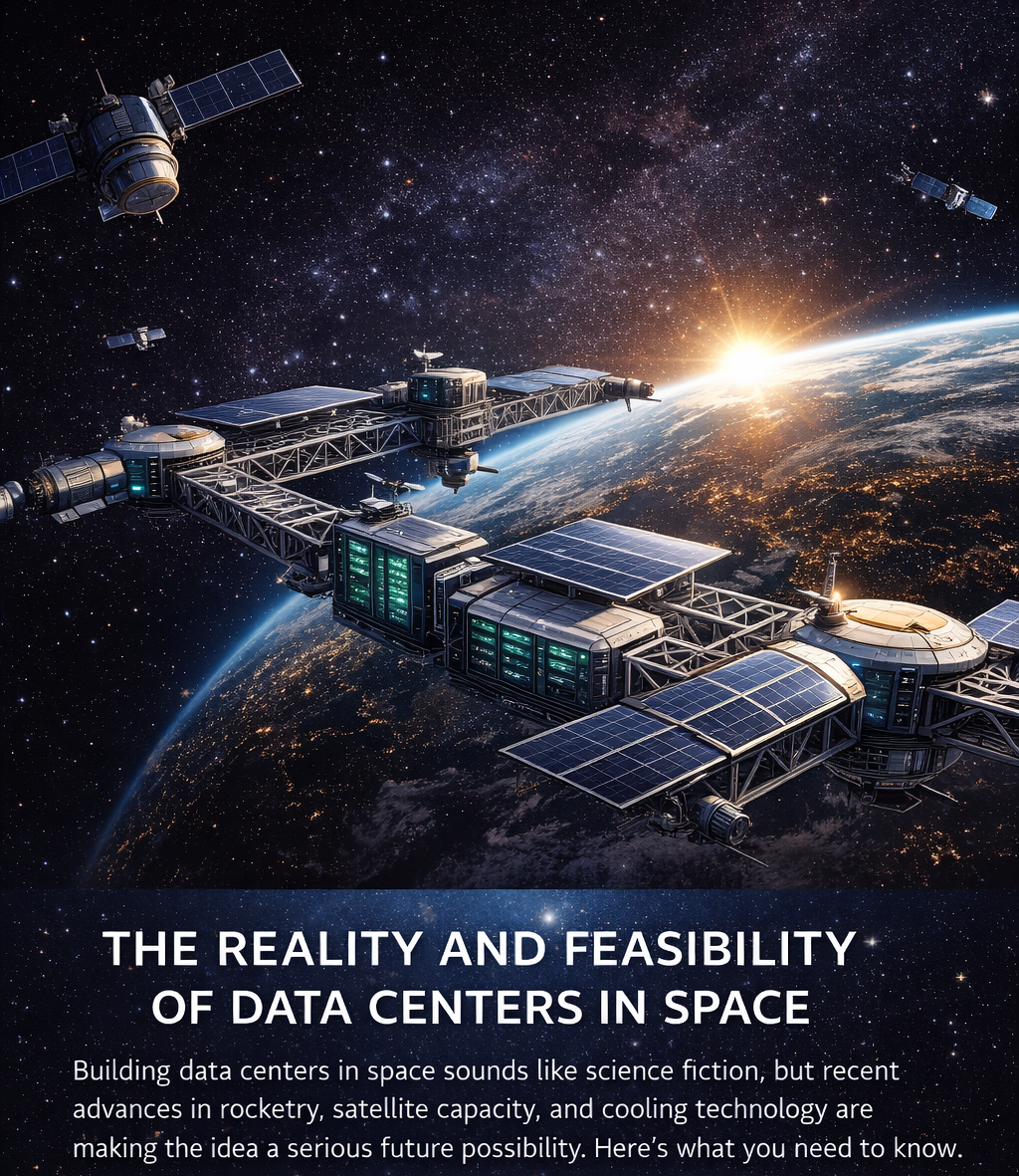Data Centers in Space: Real Concept Hard Physics