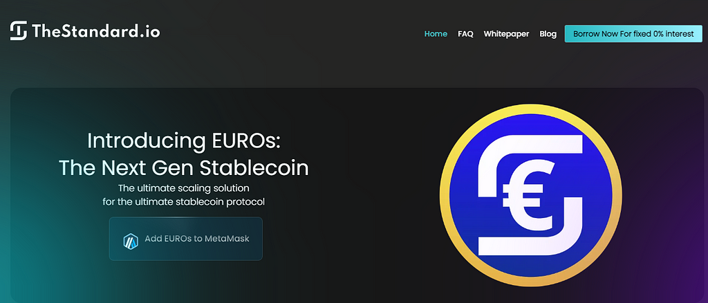 Introducing Standard Euro (EUROs): Revolutionizing DeFi with Collateral-Backed Stablecoins