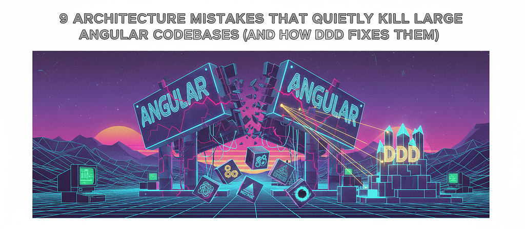 9 Architecture Mistakes That Quietly Kill Large Angular Codebases (And How DDD Fixes Them)