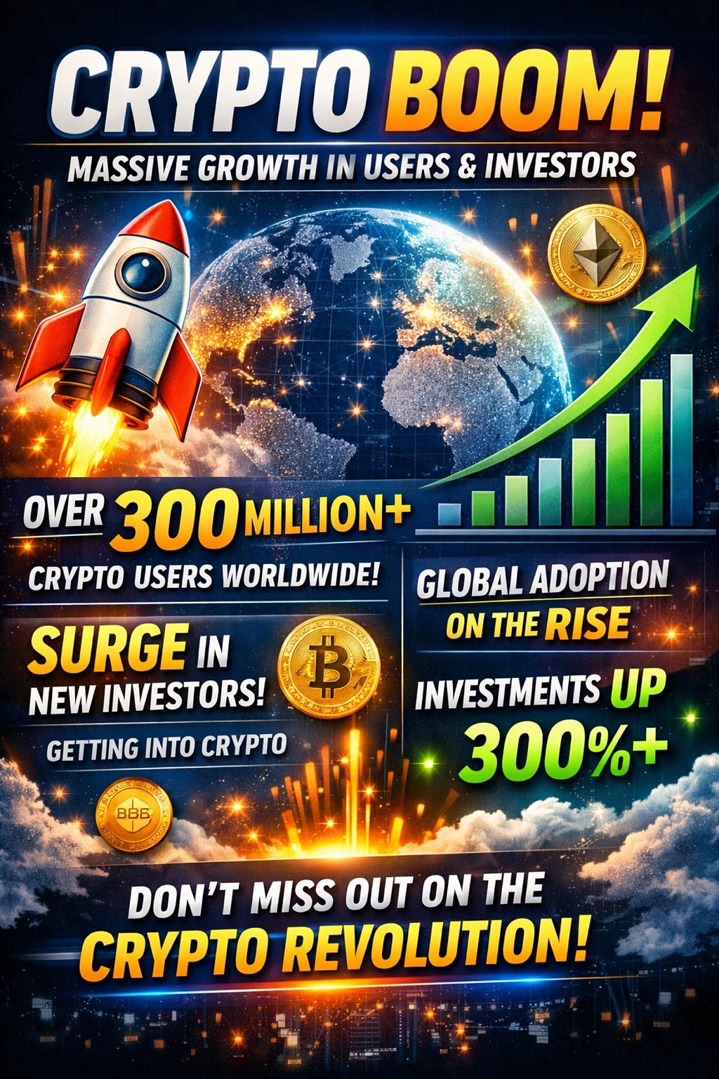 The Crypto Boom: Why Millions Are Joining the Digital Revolution