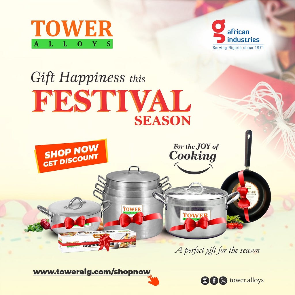 Tower Alloys Cookware Pots