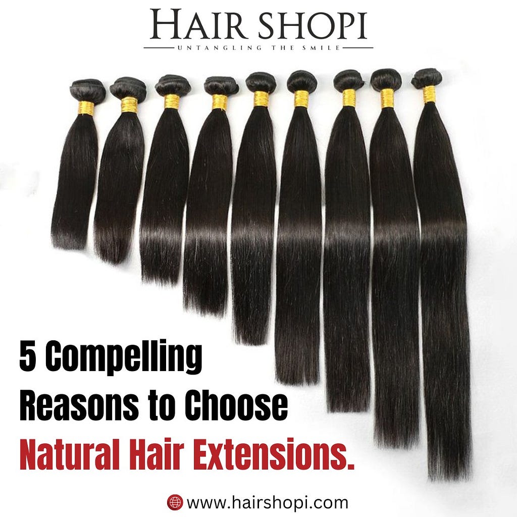 Natural Hair Extensions Online in USA