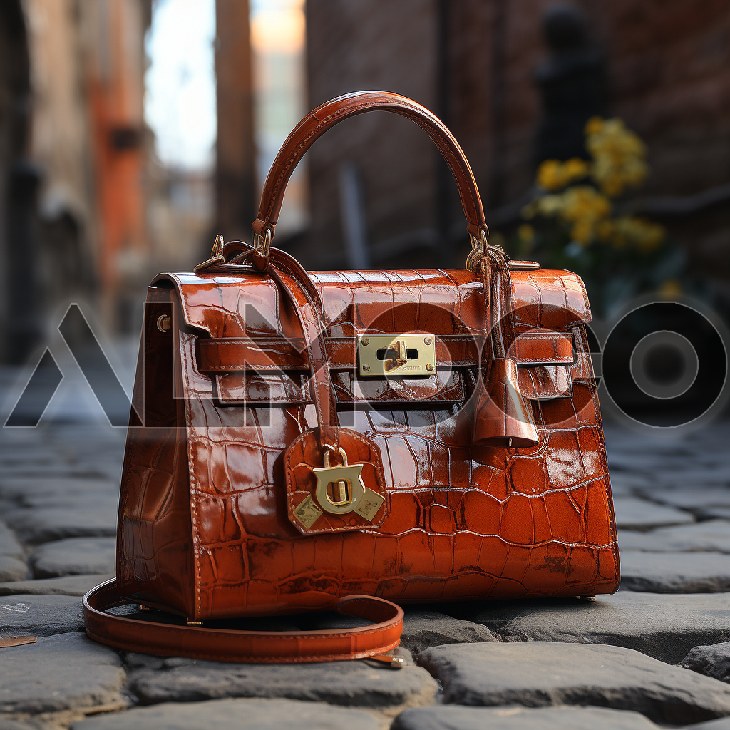 Luxurious Handbag Evokes Sophistication and Opulence