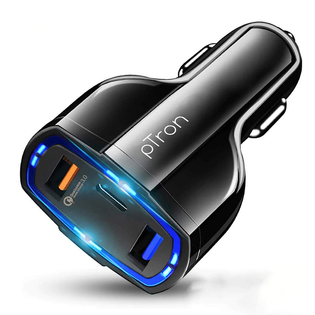 pTron Bullet Pro 36W PD Quick Charger