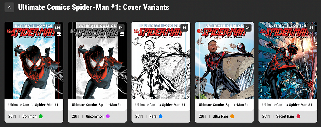 VeVe’s Ultimate Comics Spider-Man #1–1st Issue of Miles Morale’s 1st Ongoing Series
