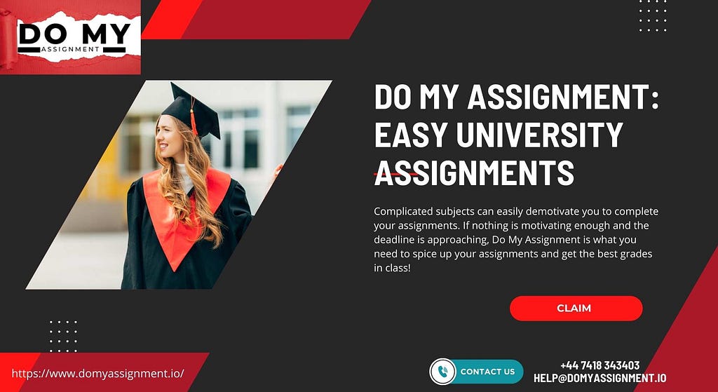 Do My Assignment for Me UK: Get Easy University Assignments