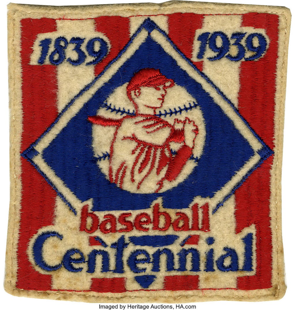 The 1939 Centennial Sleeve Patch