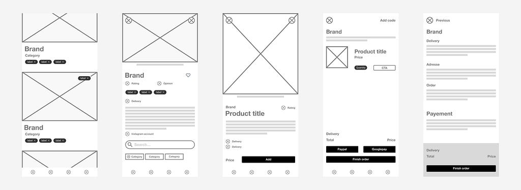 Figma wireframes