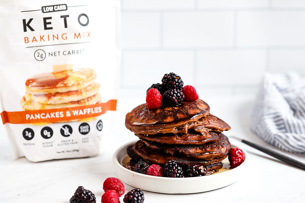 nutrail keto chocolate pancake and waffle recipe