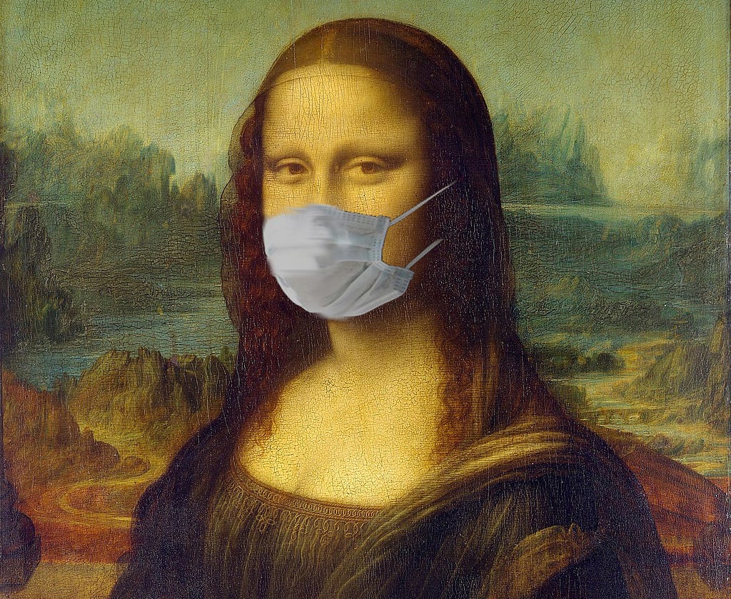 COVID Mona Lisa