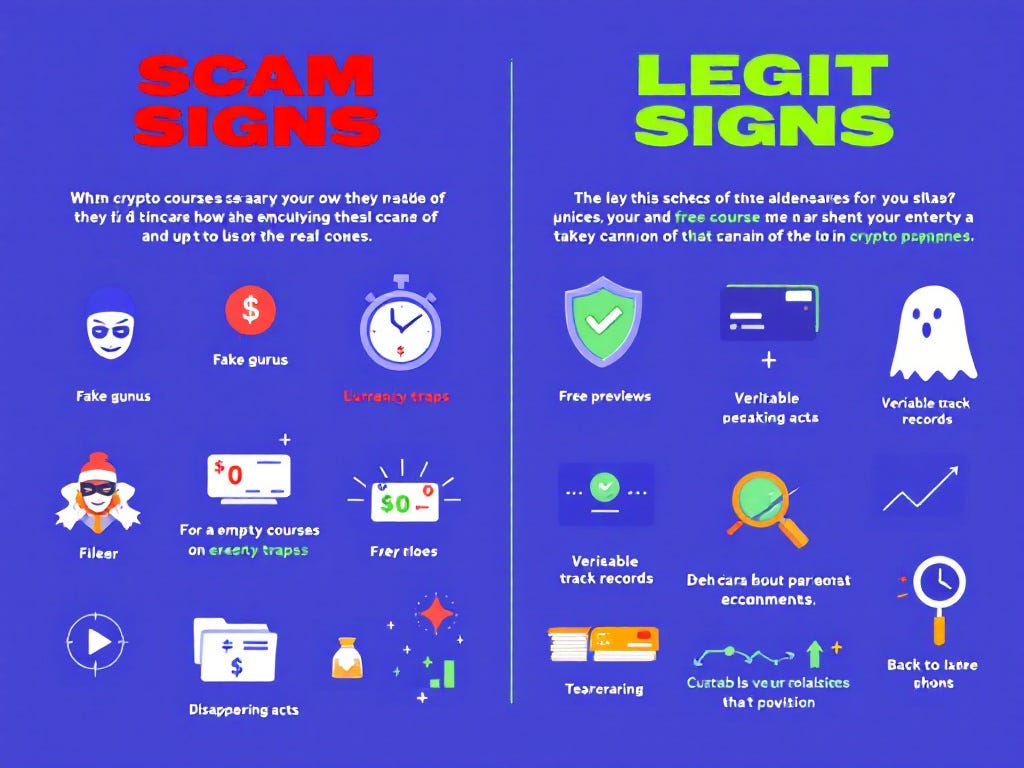 CRYPTO COURSE SCAMS: HOW THEY TRICK YOU (AND HOW TO SPOT THE REAL ONES)