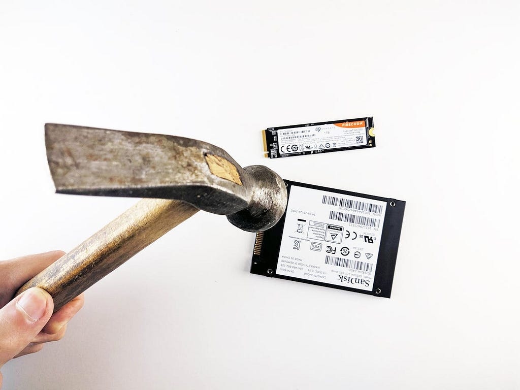 How to Properly Destroy an SSD and the 6 Ways Not to Do It