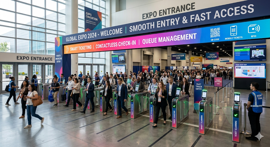 Hosting a Large Expo? How Will You Prevent Entry Bottlenecks and Long Waiting Lines?