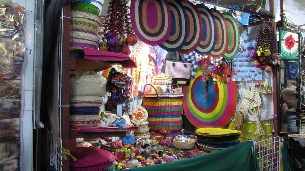 Mexican souvenirs at Xochimilco’s market