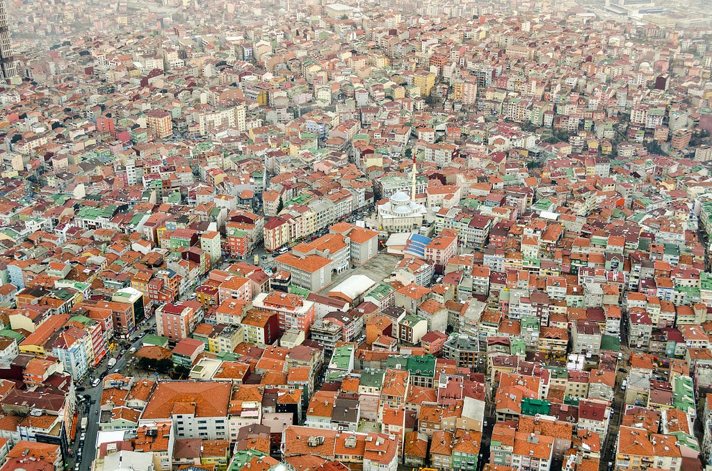 A bird’s eye view of Istanbul