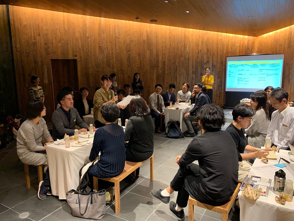 Photo of a Social Innovation Japan / Circular Economy Club workshop.
