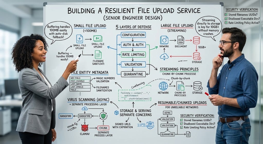Design a File Upload Service Like a Senior Engineer