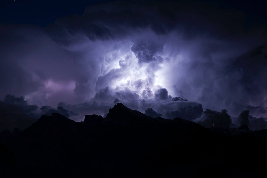 Storm clouds