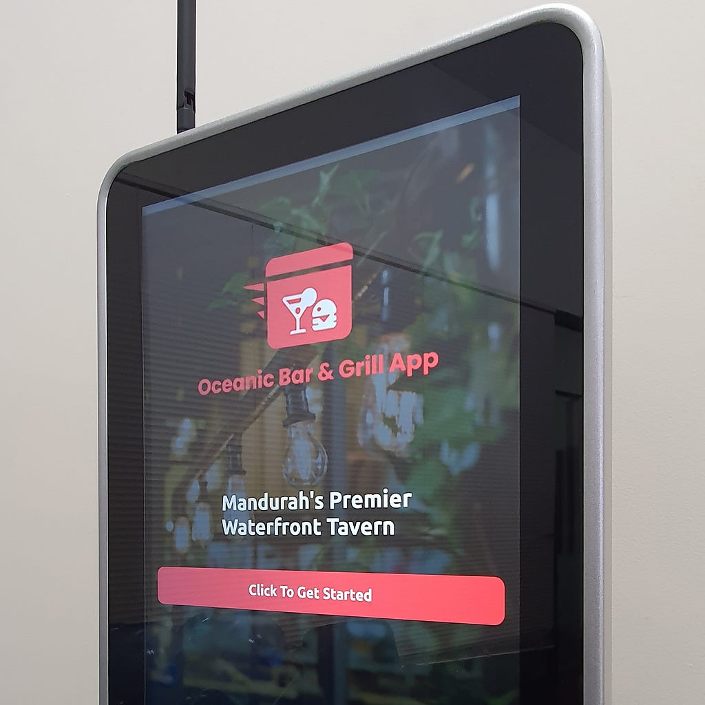 Project: Touch Kiosk Menu App, Copyright © The Technologenius 2020