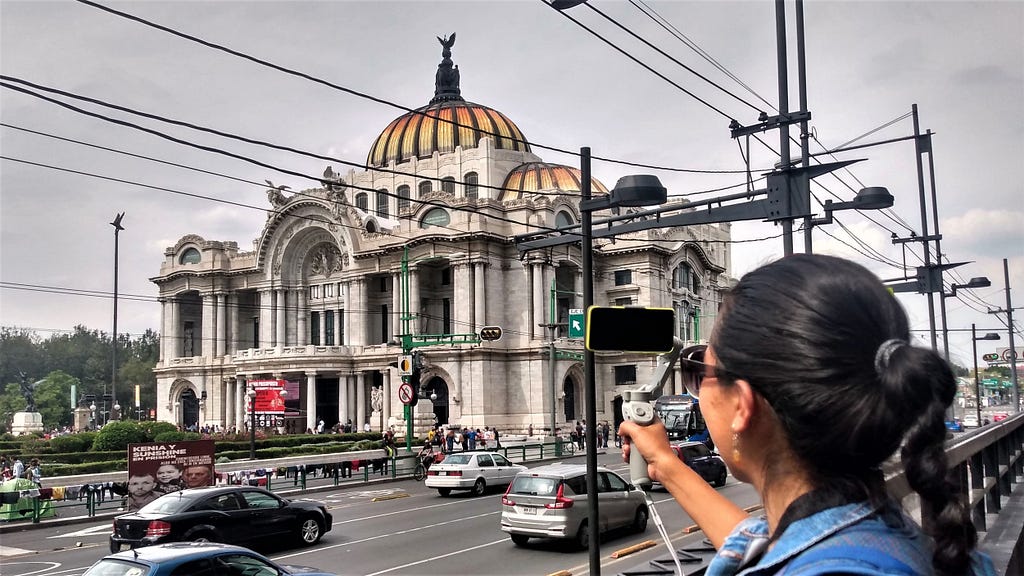 Palace of Fine Arts in Mexico City