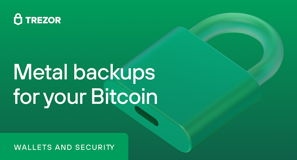 Metal backups for your bitcoin recovery seed
