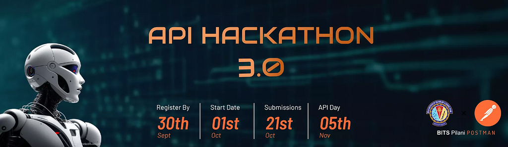 BITS Pilani Postman API Hackathon Banner
