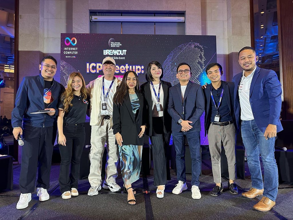 Modern Mulan, Shan Ty, Natalia Narboneta, Angelica Viray, TitoVlogs, Carl Munsayac and Coach Miranda at Philippine Blockchain Week 2023