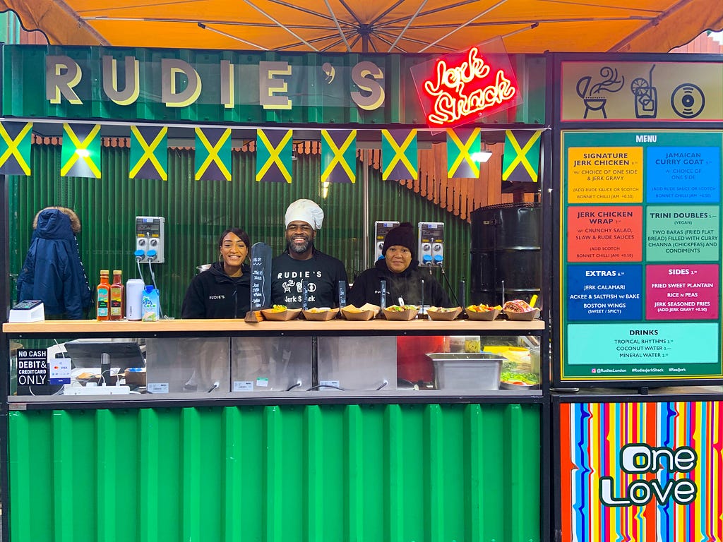 Rudie’s new market stall in Borough Market Kitchen