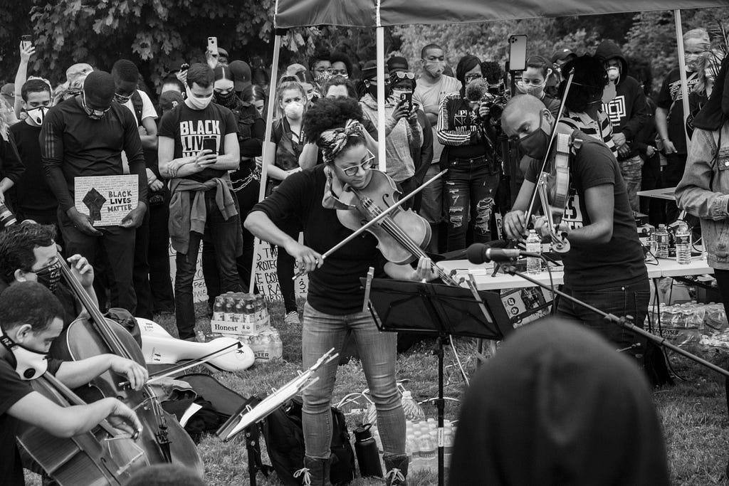 BLM Solidarity Rally — June 2 2020 | Franklin Park — Boston, MA | Photo credit: Jourdan Christopher