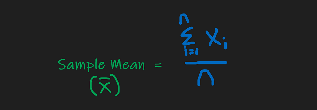 sample mean statistics