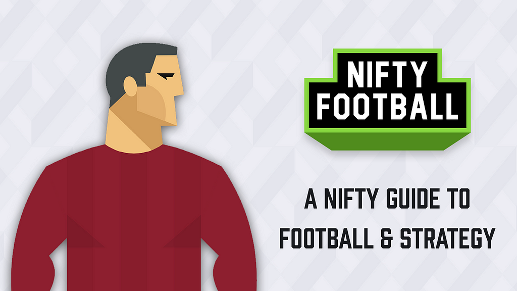 Image of a Nifty Football Manager avatar with title ‘A Nifty Guide to Football & Strategy’