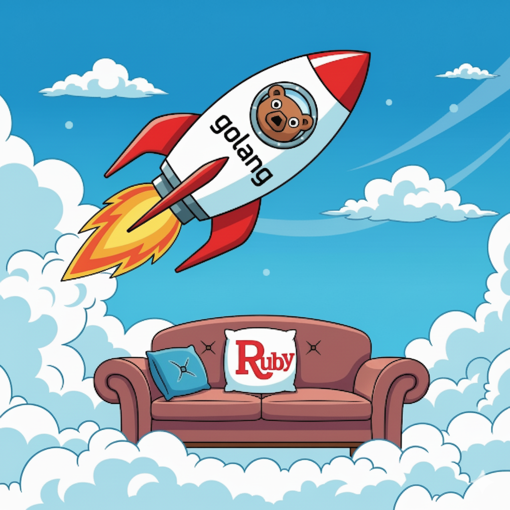 Why Go Feels Like a Rocket and Ruby Feels Like a Cozy Couch - Article by Deepan Kumar