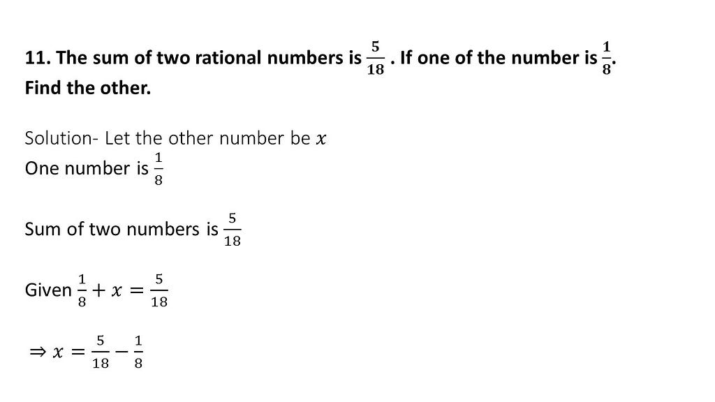word problems of addition of rational numbers