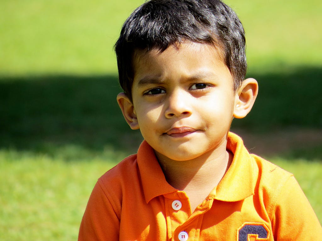 little indian boy that resembles my classmate from the 80s