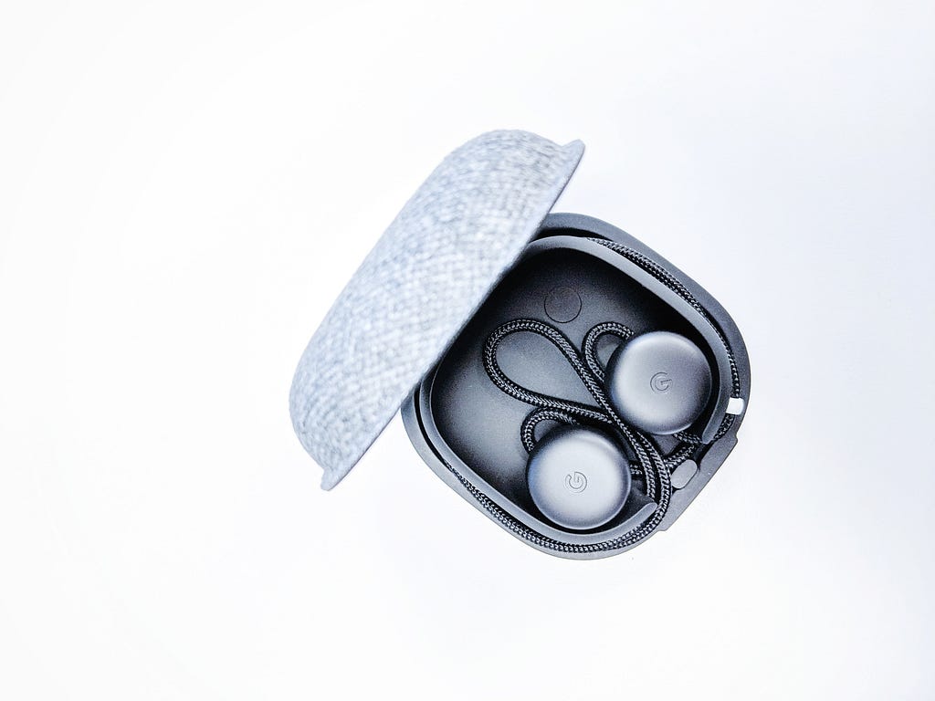A picture of the first generation pixel buds