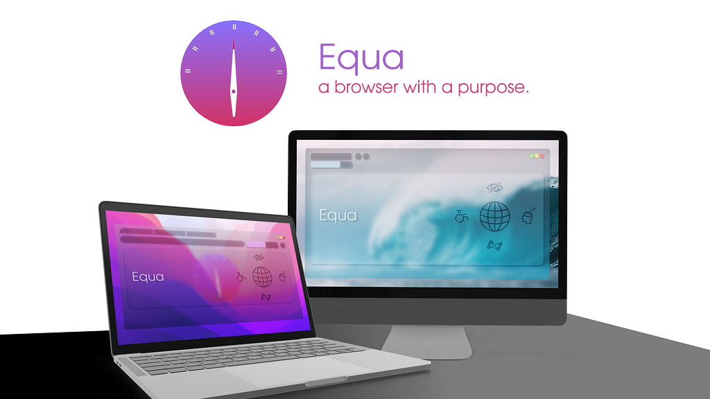 Equa concept artwork with logo