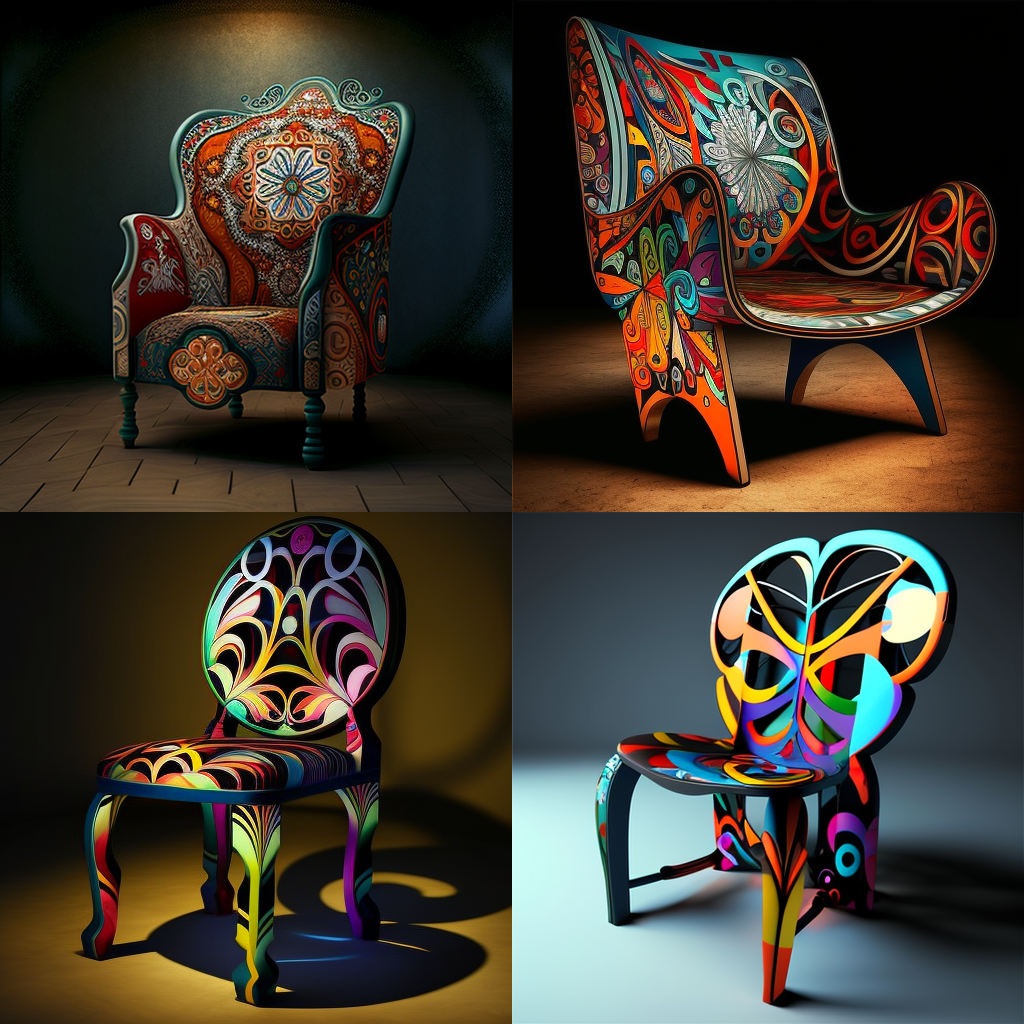 chairs, motif