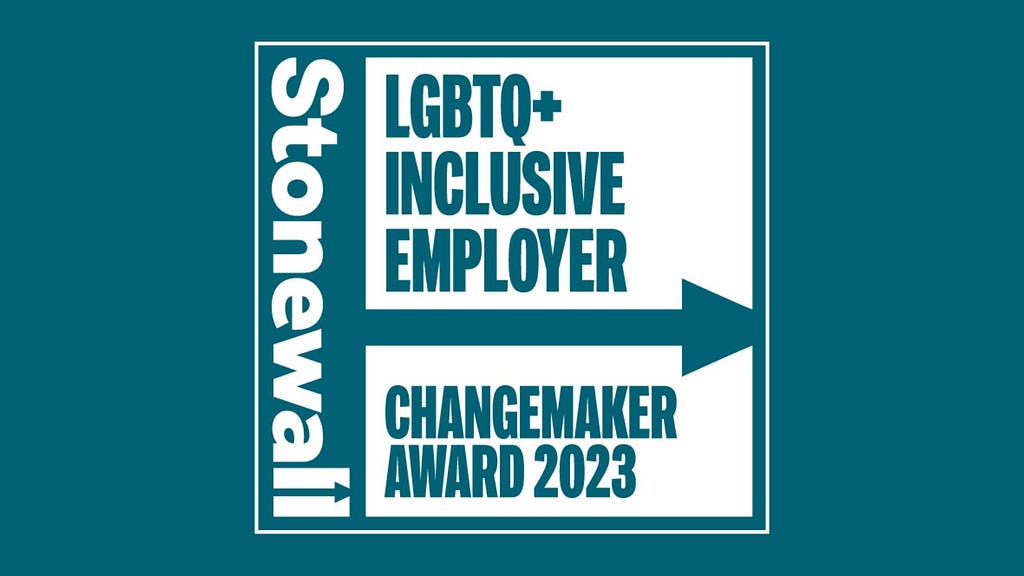 Stonewall LGBTQ+ Inclusive Employer Change Maker Award 2023