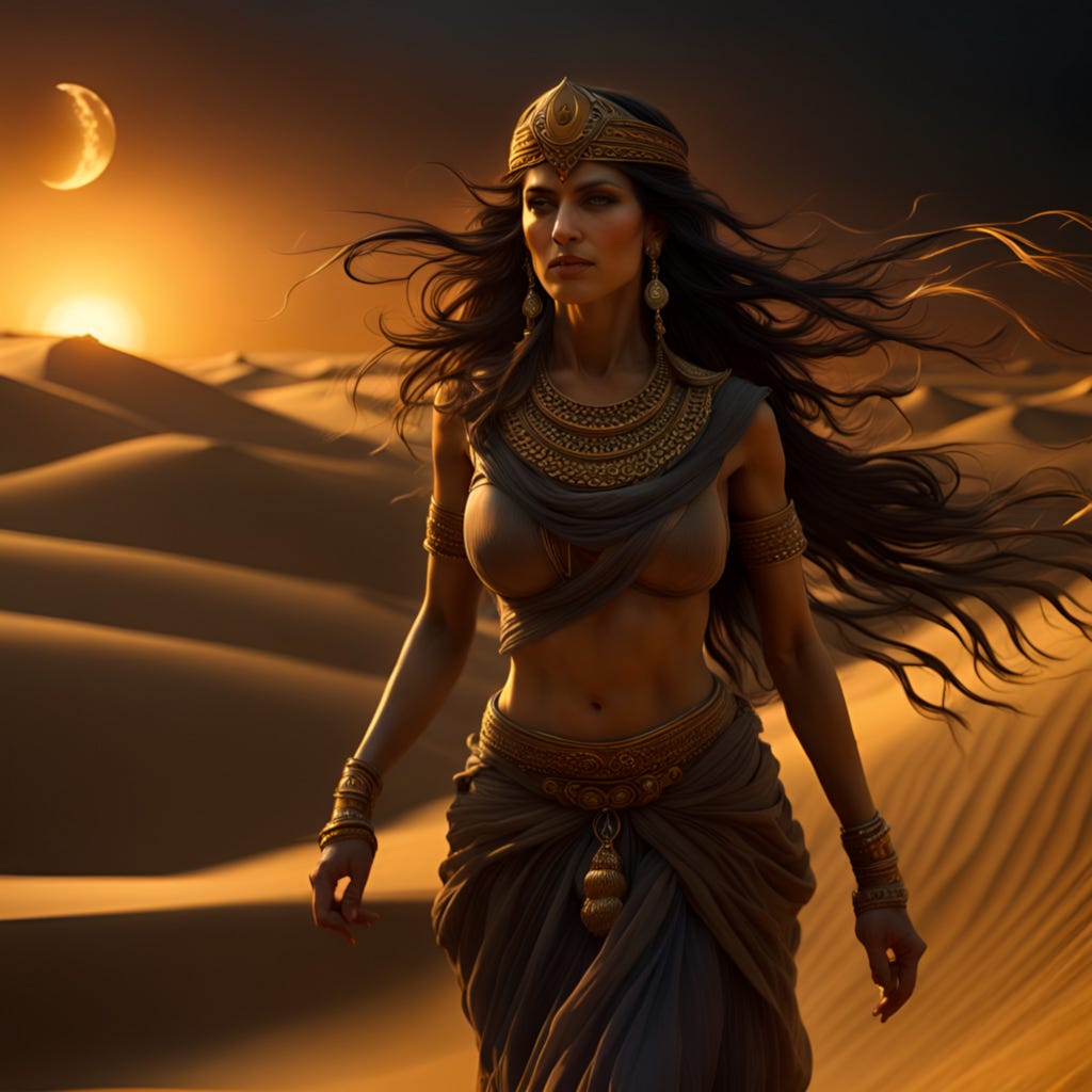 Inanna approaches, unamused.