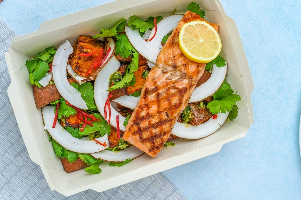 Grilled Salmon is Rich in Protein