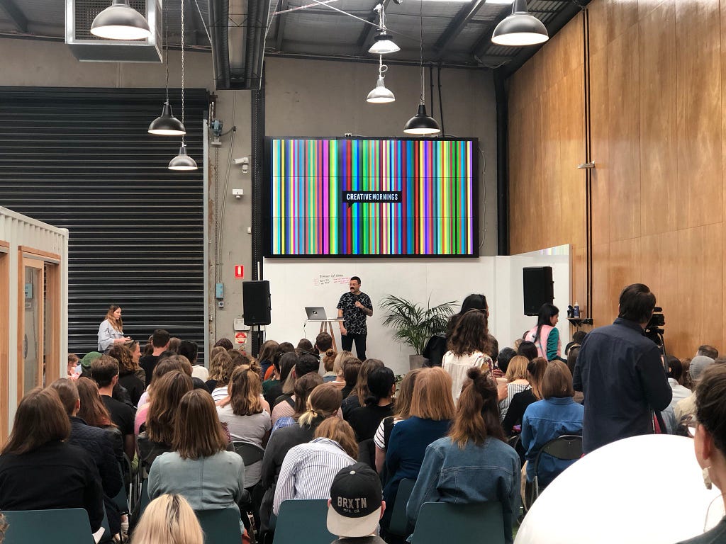 Creative Mornings event in Melbourne